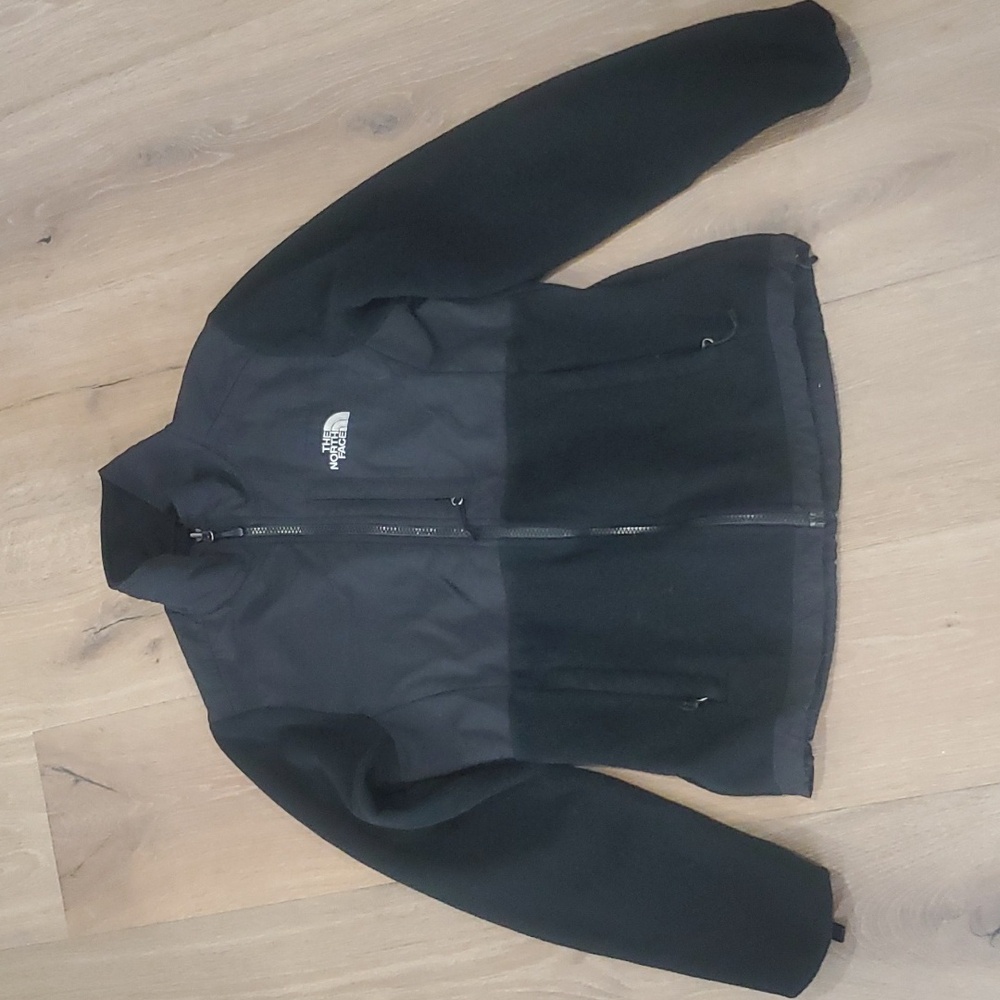 The North Face Women's Small Black Fleece Zip-up Jacket Polartec